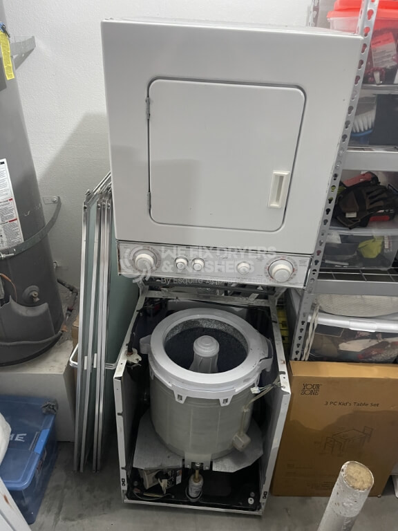 Kenmore stacked washer - trying to find a leak